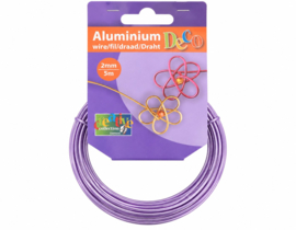 1x Vaessen Creative • Aluminiumdraad 2mmx5m Lavender