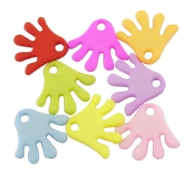 15 x Jelly style acryl kralen mix handjes 8 x 20 x 2mm  assortiment