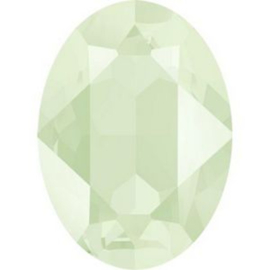 1 x Swarovski 4120 Fancy Stone – Ovaal 14x10 mm – Pastel Poeder Lichtgroen