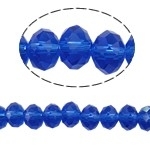 10 x Briolette kraal 10 x 8mm gat 1,5mm helder blauw