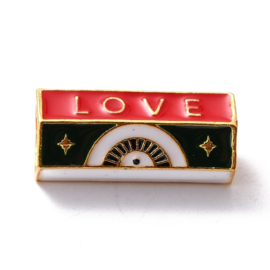 1 x sieraden message beads Love Goud (limited edition)