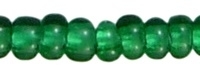 20 gram Glaskralen rocailles 8/0 3mm donker groen