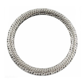 2 x DQ Metalen Boho Ring/Tussenstuk Antiek Zilver 30 mm c.a 30×3 mm