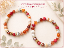 25 x Vergulde kristal rondellen 8 x 3,8 mm – gat 1,5 mm – goudkleur – AB