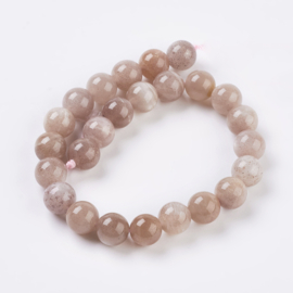 10 x  edelsteen kraal van Sunstone (zonnesteen) - Helioliet - 6mm gat ca: 0,8mm