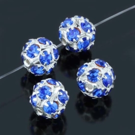 Kristal ballen 10mm blauw