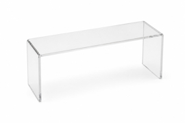 1 x Transparante display verhoger plexiglas – L 200 x B 70 x H 100 mm – transparant