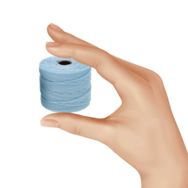 Nylon S-Lon draad 0,5mm Sky Blue – 1 klosje van ± 70 meter