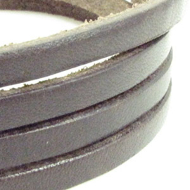 c.a. 100 cm DQ leer plat 5mm brown grey