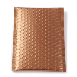 1 x Metallic luchtkussen envelop kleur: Mat Peru afm. 24,5 x 15 x 0,6cm