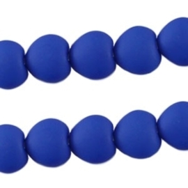 10 x Acryl kralen hart 10mm Donker blauw