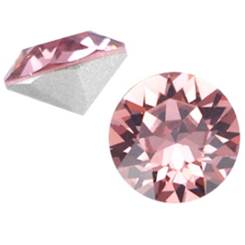 2 x Swarovski Elements SS39 puntsteen - 8.3 mm  - Light Rose