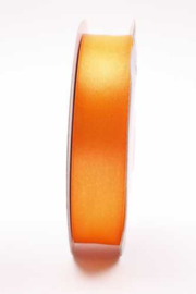 1 meter Luxe satijnlint 25 mm oranje