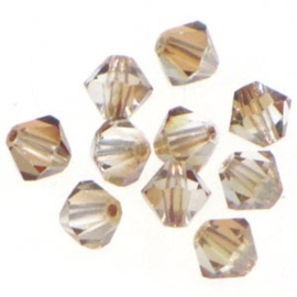 10 x Preciosa Kristal Bicone 6mm Clarite