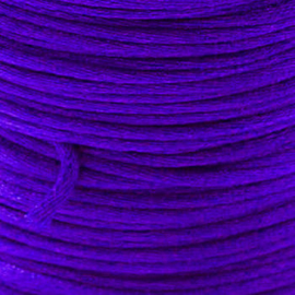 2 meter Macrame Satijndraad 1.0 Violet Blue