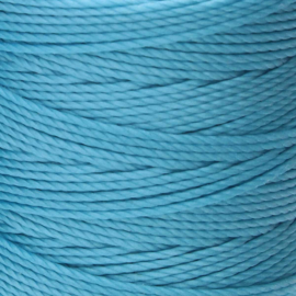 Nylon S-Lon draad 0,5mm Bermuda Blue – 1 klosje van ± 70 meter