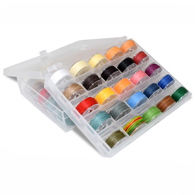 Set van 25 x Waxkoord Polyester 0,55 mm – Mix Color – ca. 10 meter per rol