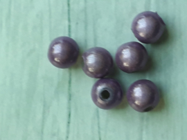 20 x  paarse miracle beads 3 x 3 mm gat 1 mm