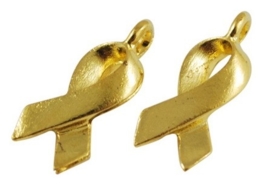10 stuks ribbon bedeltjes Tibetaans zilver goud kleur 18mm x 6mm gat 2mm ♥
