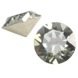 2 x Swarovski Elements PP32 puntsteen (4.0mm) Black diamond