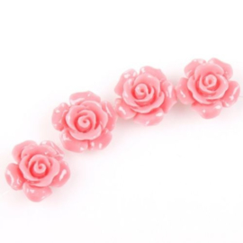 4 x Roosje 12mm  rijggat 1 mm Rose