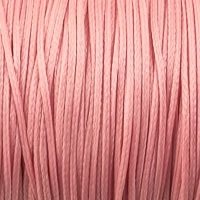 10 meter waxkoord 1,5mm dik kleur: peach zalm roze