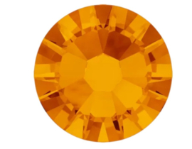 10 x Swarovski flatback similisteentje SS16 4 mm – tangerine