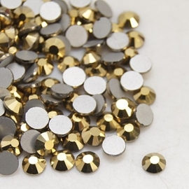 20 x (bijvoorbeeld geschikt als tand - nagel) kristallen 1.8mm Gold
