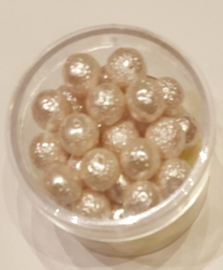 Pracht glasparels Rose Iced 8mm 30 stuks (past niet door de brievenbus)