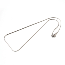 Stainless steel RVS ketting 0,9mm dik lengte: 45cm