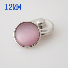 Drukker Cats eye pastel pink- 12 mm click