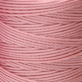 Nylon S-Lon draad 0,5mm Coral Pink – 1 klosje van ± 70 meter