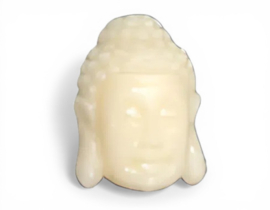 2 x Boeddha resin kraal 13 x 9,5 mm – gat 1 mm – ivoor