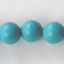 10 x  edelsteen kraal natuurlijke Howlite 8mm gat: c.a. 1,2mm