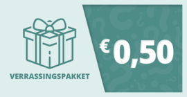 Een verrassing voor €. 0,50!