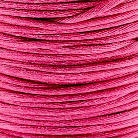 2 meter Macrame Satijndraad 1.0 mm Bubblegum