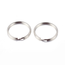 10 x  Sleutelhanger ring 35 x 3mm