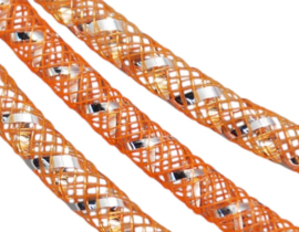 1 meter Mesh tubing netslang / gaaskoord 8 mm – keuze uit meerdere kleuren A