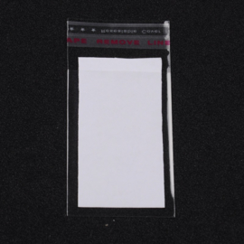 200 stuks cellofaan zakjes  4 x 8cm dik: 0.035mm