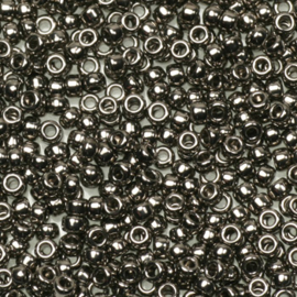 c.a. 5 gram Miyuki rocailles 11/0 - Plated nickel
