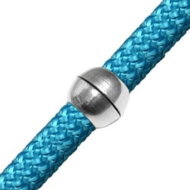 DQ Metaal Magneet Sluiting Rond c.a. 13mm Ø 6mm Antiek Zilver (Nikkelvrij)