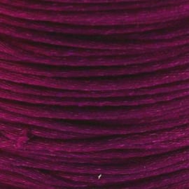 2 meter Macrame Satijndraad 1.0 Aubergine Purple