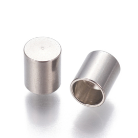 2 x Non Tarnish RVS  304 metalen eindkapjes 4 x 5mm Ø4 mm