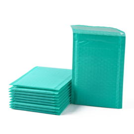 2 x  luchtkussen envelop Poly kleur: Mat Mint groen afm. 18 x 13 x 0,4cm