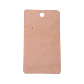 25 x kartonnen display kaartjes voor oorbellen Thank You 90 x 50 x 4mm