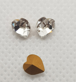 Preciosa  punt hart crystal 6mm clear