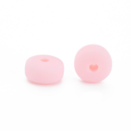 20 x Polymeer kralen rondellen 7mm Pink