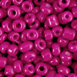 20 gram Glaskralen Rocailles 6/0 (4mm) Gypsy pink