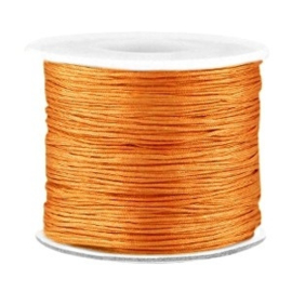 Per 2 meter Macramé draad 0.7mm Light copper brown