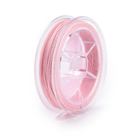 1 rol waxkoord katoen 0,5 mm – 20 meter – roze
